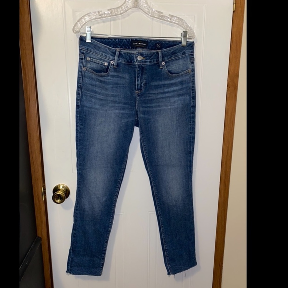 Gently Worn Lucky Ankle Jeans SZ 8